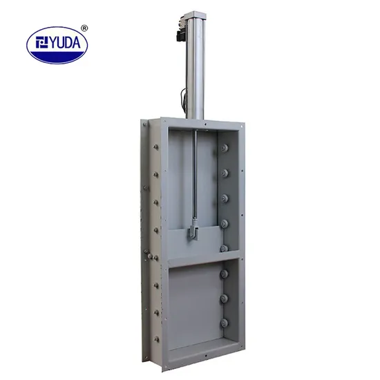 Tzmq Series Stainless Steel Pneumatic Slide Gate Valve/Flow Control Valve